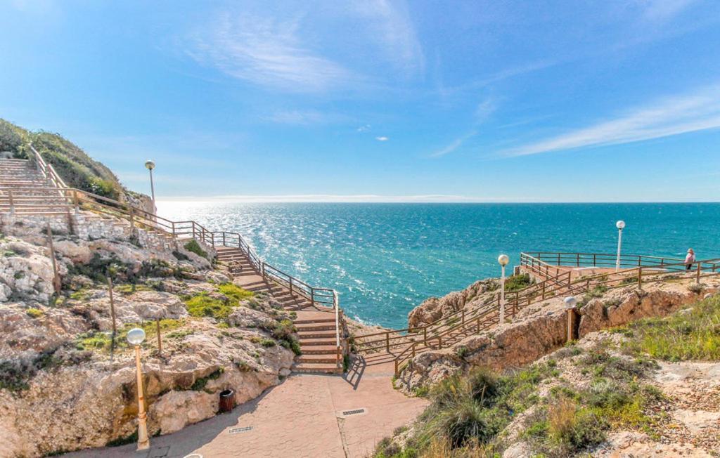 Apartamento completo de 1 dormitorio a 50m de la playa La Cala Del Moral Exterior foto